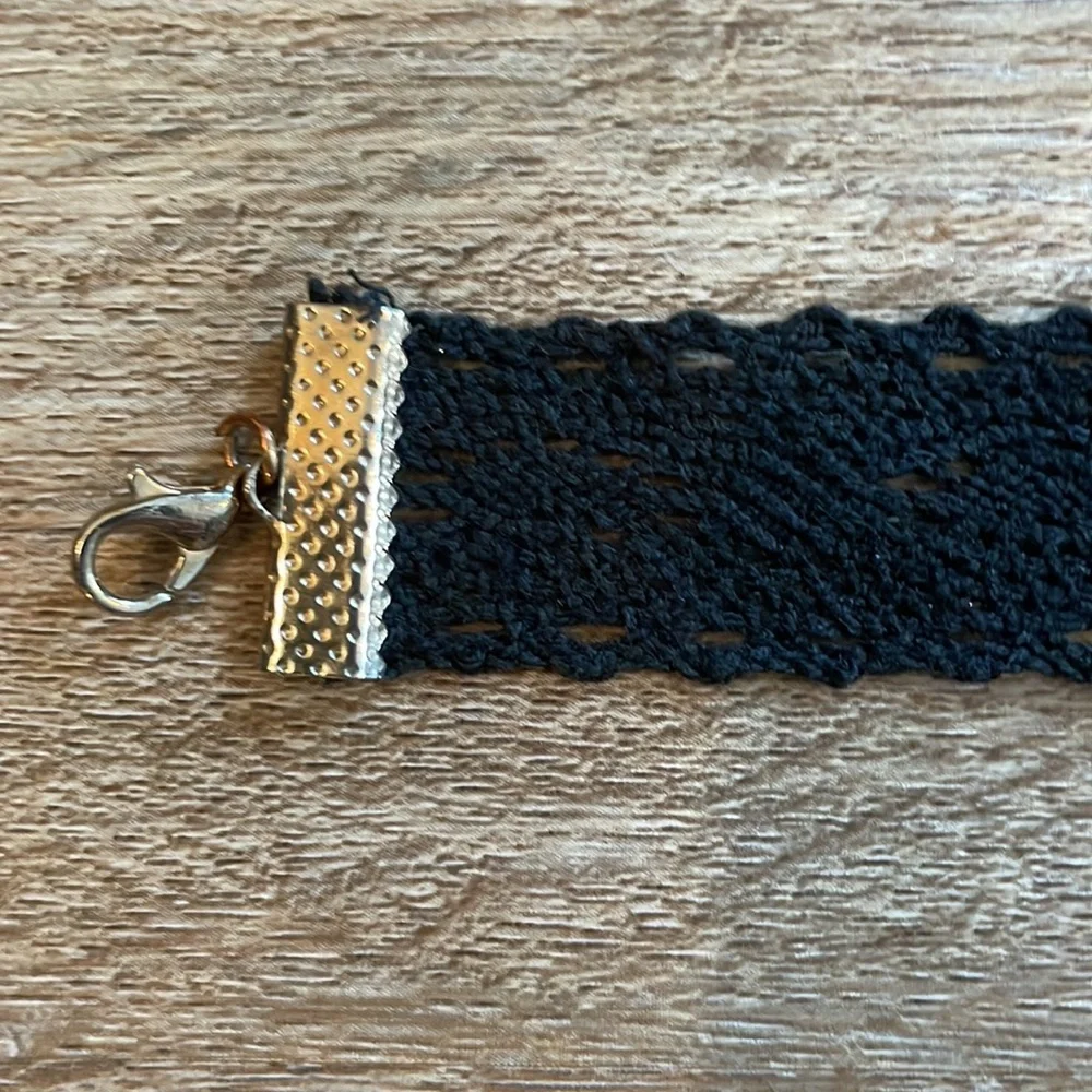 Charming Charlie Black Lace Choker Necklace - Picture 4 of 7